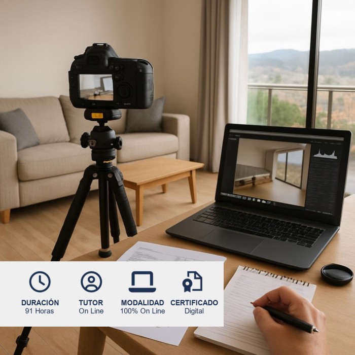 Curso de Fotografía Inmobiliaria